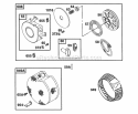 Rewind Assy Diagram and Parts List for 254422-0535-01  Briggs and Stratton Engine
